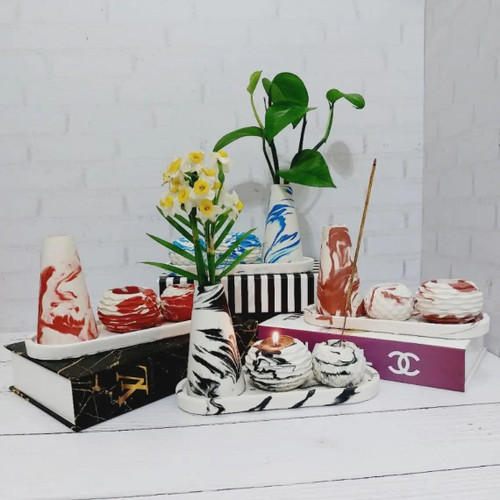 ست دکورب مدل گلدان مخروطی