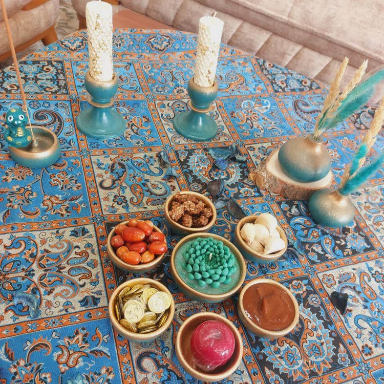 مجموعه ظروف هفت سین 14پارچه مدل شاهزاده کوچولو