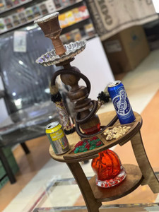 کاربرد میز قلیان چوبی