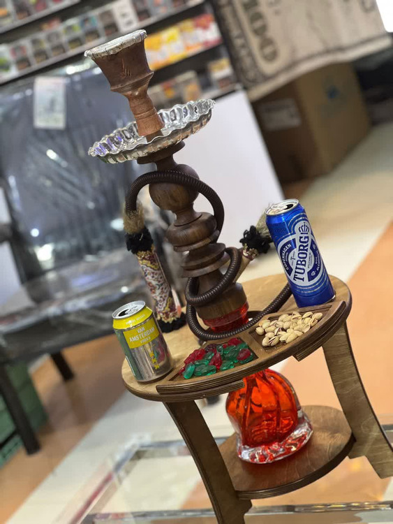 کاربرد میز قلیان چوبی